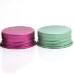 Water Proof Aluminum Screw Cap Durable With Line Metal Material Colored
