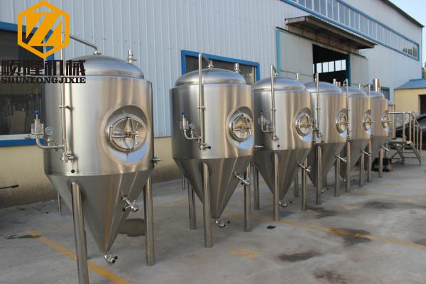 Stainless Steel Beer Fermentation Tanks , 5HL Cylindro Conical Fermenter