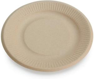China Round Kraft Disposable Cardboard Food Trays BPA Free Recyclable wholesale