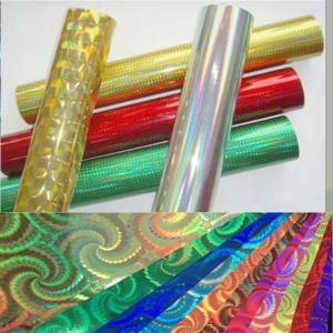 China 28micron Gem Flower Medium Transparent Holopraphic Projection Film wholesale