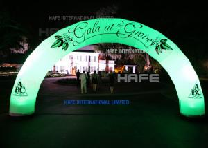 China Brand 7 * 4 M Night Events Arch Inflatable Event Structures Lighting Color Customized on sale