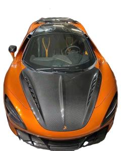 China For McLaren 720S Carbon Fiber Hood 720S Upgraded Top-style Carbon Fiber Hood Engine Cover wholesale