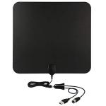 Indoor Amplified TV HDTV Antennas 50 to 70 Miles Range with Detachable Amplifier