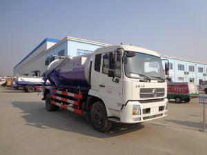 China 12CBM Vacuum Sewage Suction Truck Dongfeng 6 wheel 12tons sewage vacuum truck wholesale