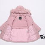 Clothes Shop Design Hooded Fashion Girls Winter Clothing Real Crane Eider Duck