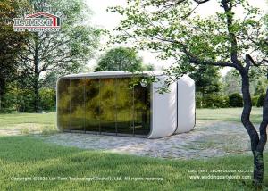 China Water Resistant Modern Glamping Capsule With One Bedroom wholesale