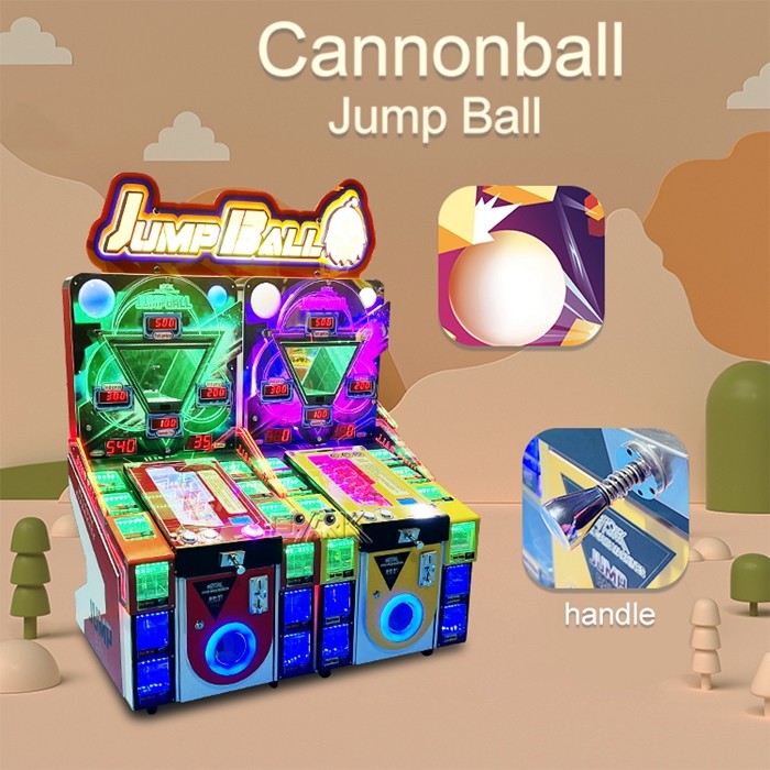 Pinball Machine Shooting Ball Jump Ball Arcade Machine Double Players Amusement Game