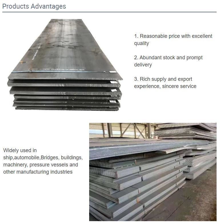 ASTM A283 MS Carbon Steel Sheet 2m GRC A285 Hot Rolled