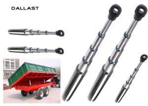 China Heavy Duty Dump Trucks Long Stroke Telescopic Hydraulic Cylinder wholesale