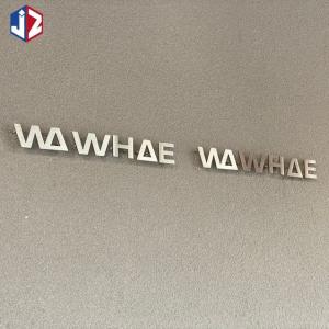 China Corrosion Resistance 3D Lettering Signage Laser Cut 316 Stainless Steel Letters wholesale