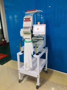 China Single Head 12/15 Needles Computerized Cap Embroidery Machine wholesale