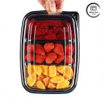 Customized Plastic Salad Box Takeaway Convenient Fruit Packaging Solution