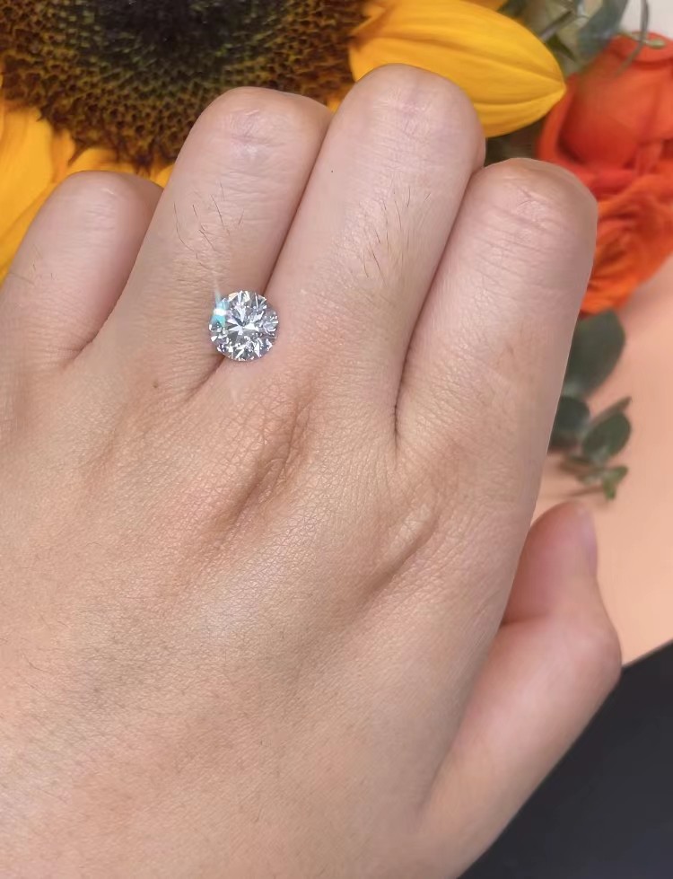 IGI Certified Certified Round Loose Lab Created Diamonds VVS1-VS2