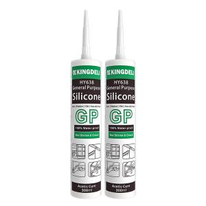China Water Resistant Adhesive Clear Silicone Sealant GP RTV Glass Acidity Sealant wholesale