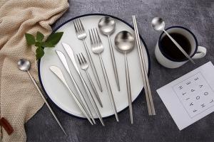 China China Newto NC099 Hot Sale Brush Polish Stainless Steel Cutlery Set Flatware Set wholesale