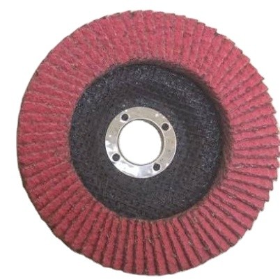 Quality EN12413 125mm Ceramic Sandpaper Metal Flap Discs 5 Inch for sale