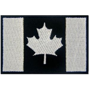 China Canada Flag USA Embroidered Cloth Badges Patches Felt Paper Backing wholesale