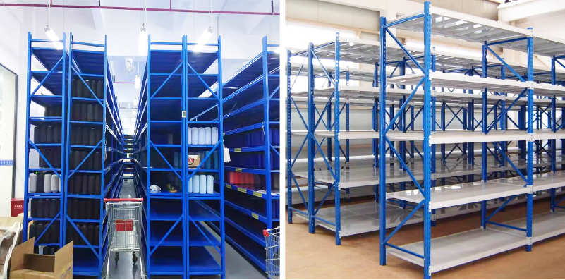 Medium Duty Rack  Carton Box Storage rack Long Span Rack Warehouse Storage Racking
