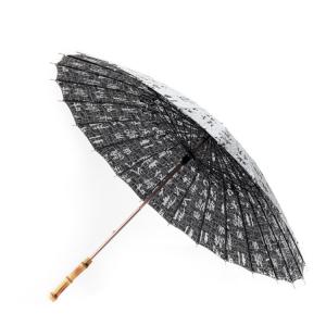 China 42 Inch Arc 24 Fiberglass Ribs Rattan Straight Handle Umbrella wholesale