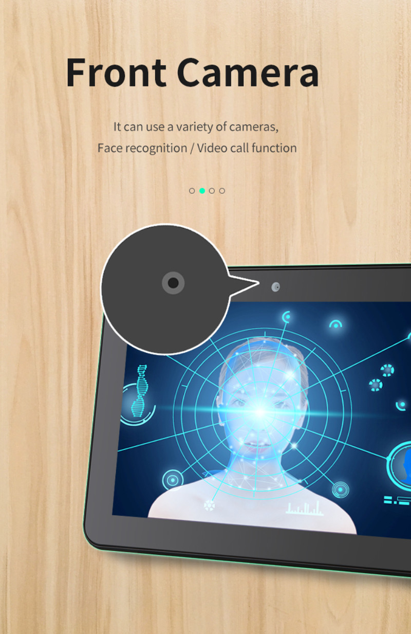 Android All-In-One 10.1 Inch Multi-Touch Screen Advertising Player 1280*800 With Color Lamp