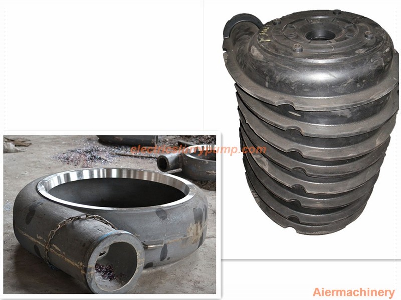 Aier Long Life High Chrome Slurry Pump , Electric Mud Pump High Density