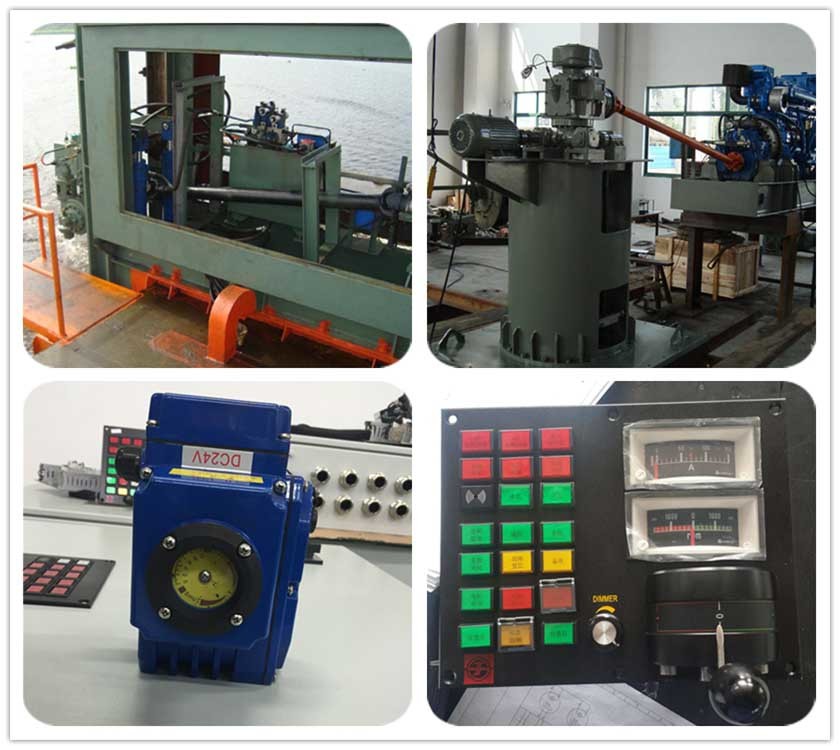 CCS, BV, ABS, DNV Approved Electrical, Diesel Engine Driven Marine Rudder Propeller