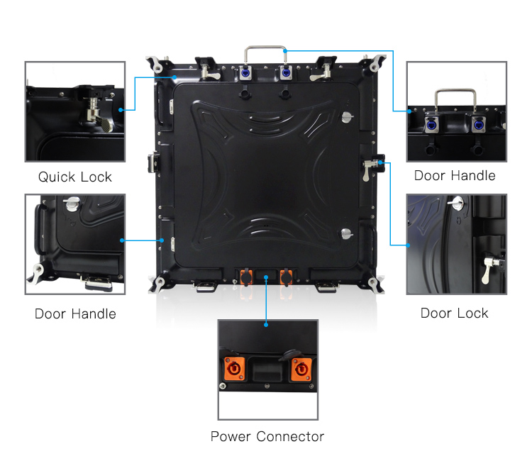 Lightweight P3 Indoor Led Screen , Full Color Led Panel High Color Contrast