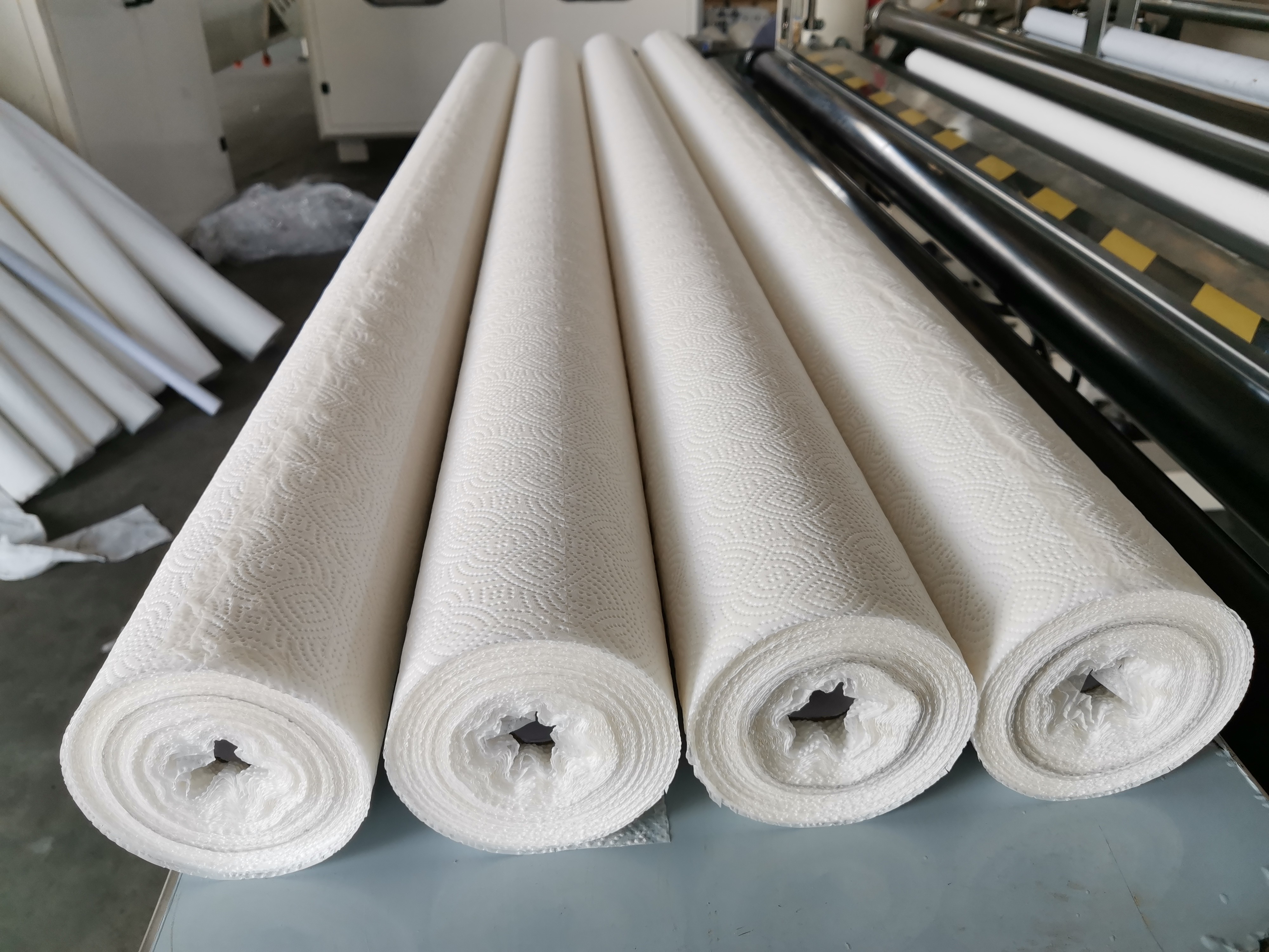 Automatic Wrapper Type High Speed Toilet Paper / Maxi Roll Processing Machine