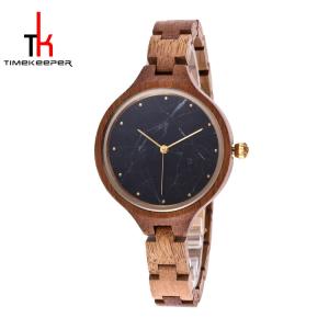 China High quality Fashion Japan Movement ladies wooden watches wholesale