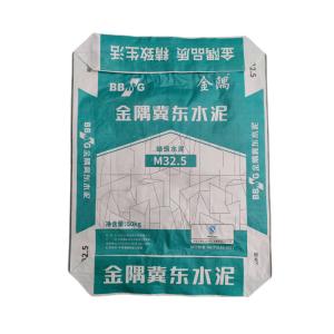 China Cement Plastic PP Woven Valve Bag 20gsm With Valve Kraft Brown wholesale
