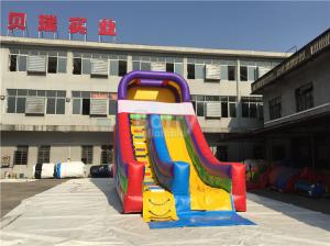 China Rainbow Commercail Inflatable Slide For Kids With Full Printing wholesale