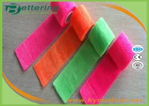 China Neon Colour Non Woven Self Adhesive Tape Cohesive Bandage Coflex tape Horse Bandage wholesale
