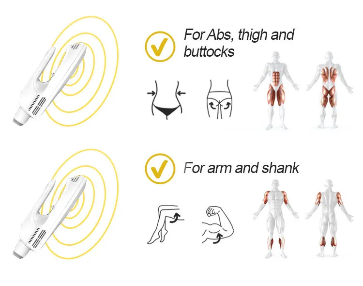Portable Ems Body Slimming Muscle Stimulate Machine For Arms / Belly / Thigh Treatment