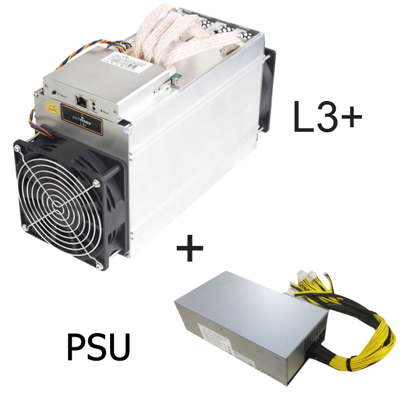 Bitmain Antminer L3+ 504M 800W Scrypt LTC Miner 0.504GH 60MHz
