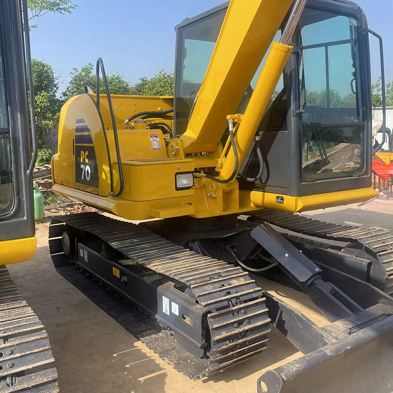 Multi Function Used Komatsu P70 Excavators 7 Ton Hydraulic Crawler Digger Machine