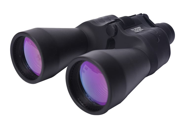 60mm Objective Diameter Black 10-30X60 Long Distance Hiking Binocular for Outdoor Trips
