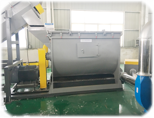 120kw 50hz Plastic Recycling Washing Line , 1500kg/H PET Washing Line