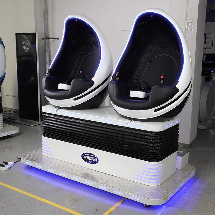 2022 Coin Operated 9D Virtual Reality Game Machine Capsule Egg Cinema Double Players VR Chair For Sale