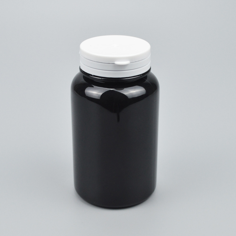 Provide PET Pharmaceutical Green Pill Tablet Packaging Bottle Container for Clear Frosted Plastic Vitamin Capsule Bottle