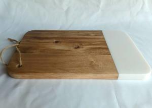 China Marble Acacia Wood Kitchen Stone Placemats Rectangular Shape wholesale