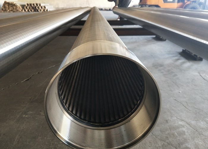 Large Open Area Johnson Vee Wire Screen For Water / Oil / Gas Well Construction