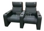 2 Seater Leather Electric Recliner Sofa Premium Genuine Leather Material