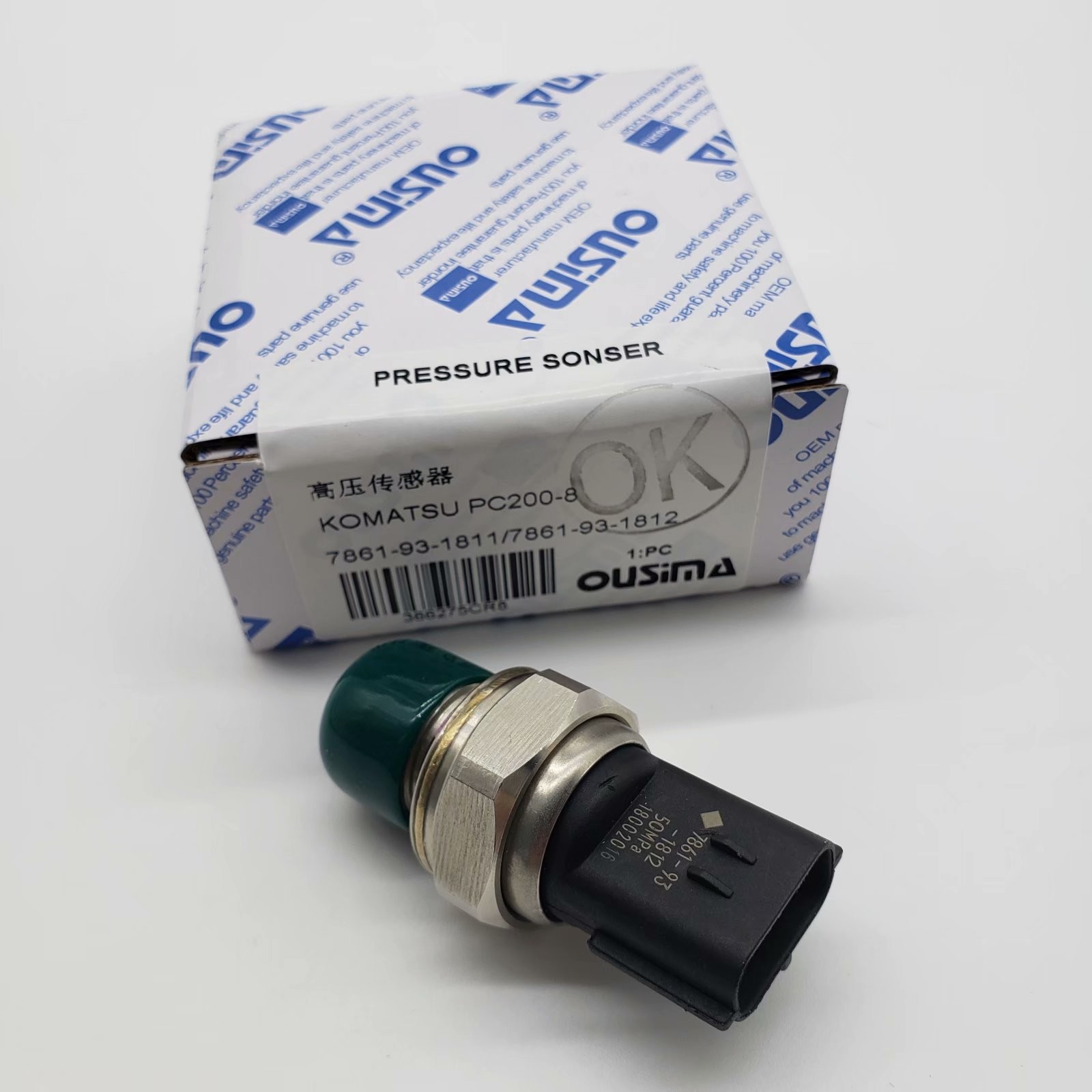 High Pressure Excavator Sensor 7861-93-1811 7861-93-1812 For Komatsu PC200-8