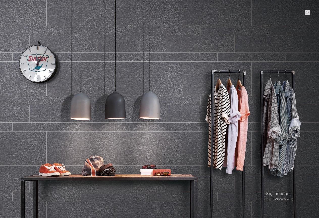 Acid-Resistance Gray Tile And Exterior Wall 300x600mm Full Body Porcelain Tiles For Rebuilding And Bathroom