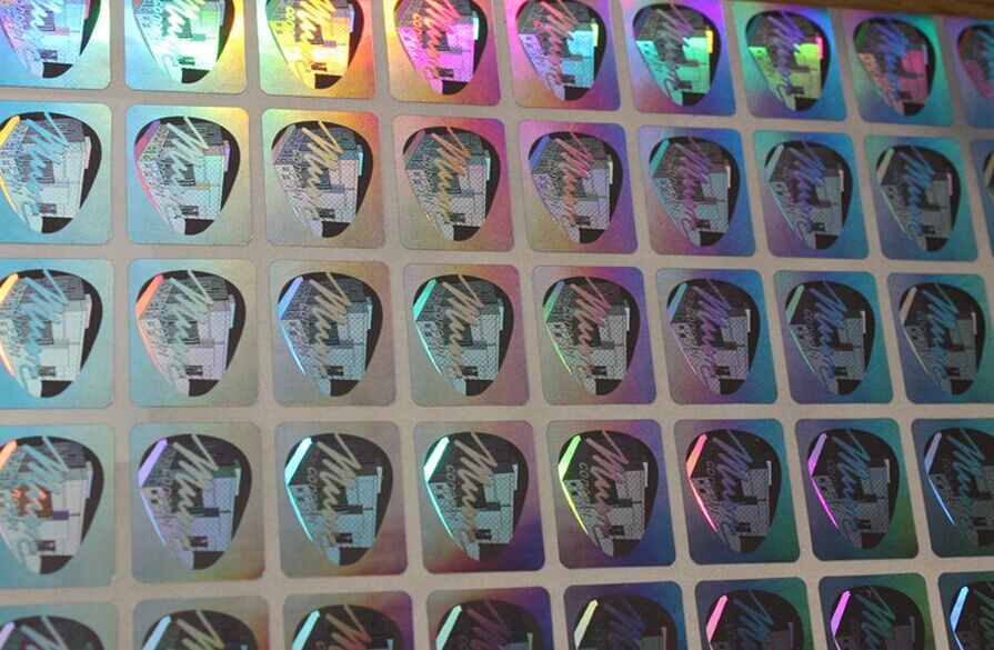 Tamper Evident 3D Custom Holographic Labels For vial Label Box Packaging