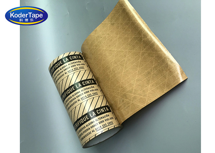 Self Adhesive Reinfoced Kraft Paper Tape Laminated With Fiber Inside