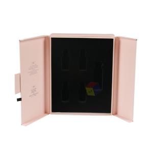 China Double Door Magnetic Closure Cosmetic Gift Box with Foam Tray and Customized Printing wholesale