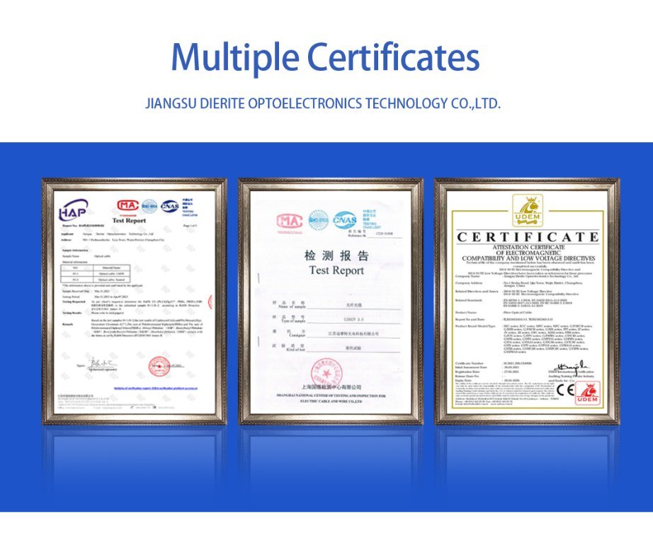 Factory Customization 1X2 FC/APC Fbt Fiber Optic Splitter Single Mode Dual Window 0.9mm Fiber with Loose Tube