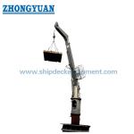 Pedestal Hydraulic Knuckle Boom Slewing Crane Ship Deck Equipment