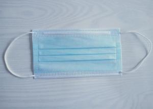 China FDA 3 Ply Anti Bacterial Disposable Sheet Earloop Mask wholesale